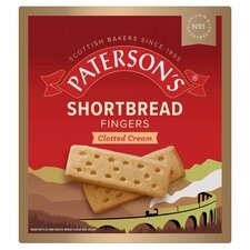 Patersons Clotted Cream Shortbread Fingers 300g