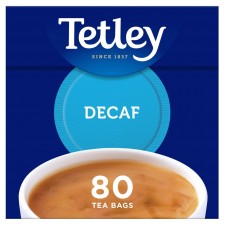 Tetley Tea Decaffeinated 80 Teabags.
