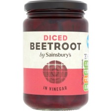 Sainsburys Diced Beetroot in Vinegar 340g