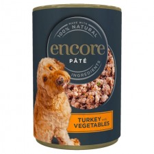 Encore Dog Turkey with Vegetables tin 400g