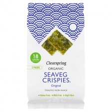 Clearspring Organic Original Seaveg Crispies 3 x 4g Multipack