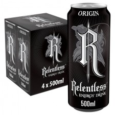 Relentless Energy Origin 4 x 500ml