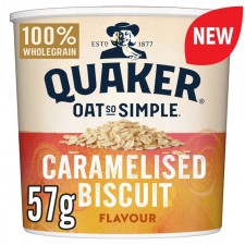 Quaker Oat So Simple Caramelised Biscuit Porridge Pot 57g