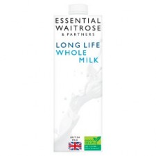 Waitrose Essential UHT Whole Milk 1L