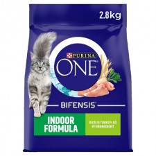 Purina One Adult Indoor Formula Rich in Turkey And Whole Grains 2.8kg