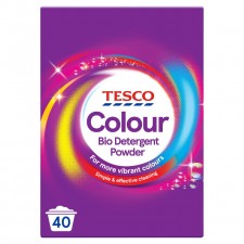 Tesco Colour Laundry Powder 40 Wash 2.6Kg
