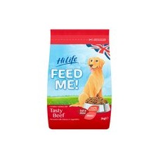 HiLife Feed Me Beef Vegetables and Cheese Dry Dog Food 2kg