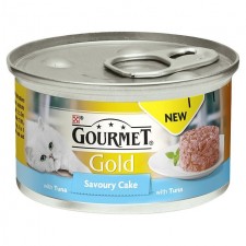 Gourmet Gold Cat Food Savoury Cake Tuna 85g