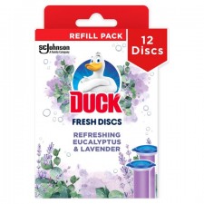 Duck Fresh Discs Eucalyptus and Lavender 12 Discs 2 x 36ml