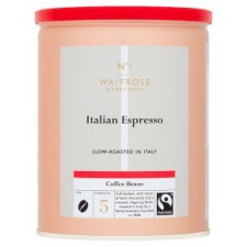 Waitrose No1 Italian Espresso Coffee Beans 250g