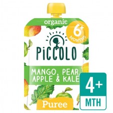 Piccolo Organic Mango Pear and Kale with a dash of Yoghurt 100g