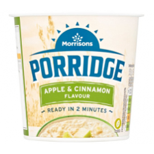 Morrisons Apple and Cinnamon Porridge Pot 55g