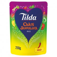 Tilda Microwave Cajun Jambalaya Long Grain Rice 250g