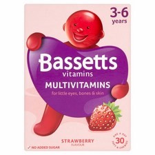 Bassetts 3-6 Multi Vitamin Strawberry 30s