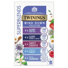 Twinings Superblends Wind Down Collection Variety Pack 20 Tea Bags