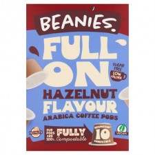 Beanies Hazelnut Flavoured Fully Compostable Coffee Pods 