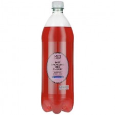Marks and Spencer Diet Sparkling Red Cherry 1 Litre