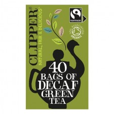 Clipper Organic Decaffeinated Green Tea 40 Teabags