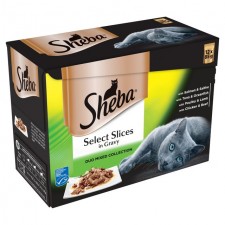 Sheba Select Slices Duo Collection Gravy 12 x 85g