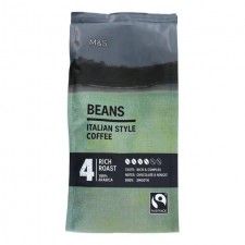 Marks and Spencer Italian Coffee Beans Rich Roast 227g