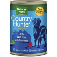 Natures Menu Country Hunter Wild Boar with Superfoods Wet Dog Food 400g