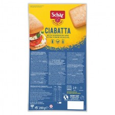 Schar Gluten Free White Ciabatta Rolls 4 Pack