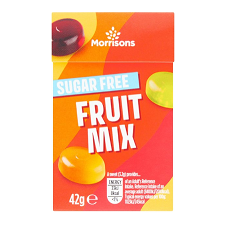 Morrisons Sugar Free Sweets Fruit Mix 42g