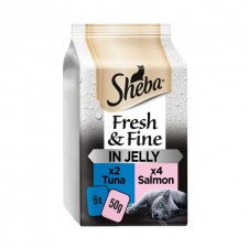  Sheba Fresh Choice Fish Collection Jelly 6 x 50g