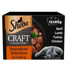 Sheba Select Craft Pouch Collection Gravy 12 x 85g