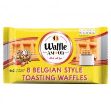 Waffle Amour Toasting Waffles 8 pack