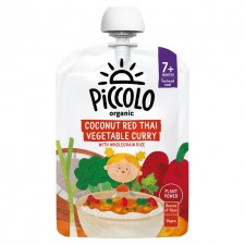 Piccolo Organic Coconut Red Thai Vegetable Curry 130g