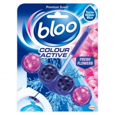 Bloo Colour Active Fresh Flowers Toilet Block 50G