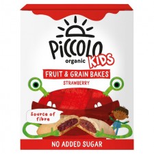 Piccolo Organic Kids Strawberry Fruit and Grain Bars 6 x 22g