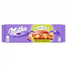 Milka Max Whole Hazelnuts Chocolate Bar 270g