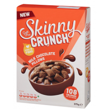 Skinny Crunch Milk Chocolate Pillows 375g
