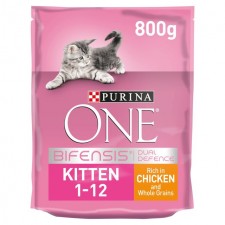 Purina One Kitten Chicken and Whole Grains 800g