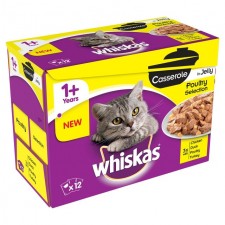 Whiskas Casseroles Poultry in Jelly 12 x 85g