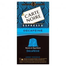 Carte Noire Espresso Decafeine Nespresso Compatible 10 Pods