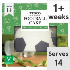 Tesco Football Cake 1kg