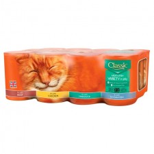 Butchers Classic Cat Food Meat and Fish Variety Pack 12 x 400g