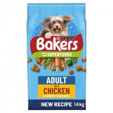 Bakers Adult Dog Chicken and Veg Dry Food 14kg