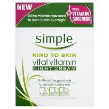 Simple Vital Vitamin Night Cream 50ml