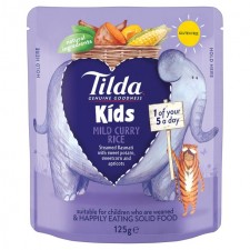 Tilda Kids Mild And Sweet Curry Rice 125g