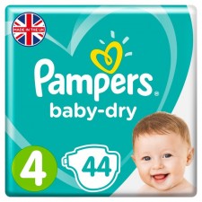 Pampers Baby Dry Nappies Size 4 x 44