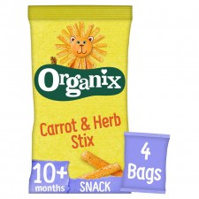 Organix 12 Month Goodies Organic Carrot and Herb Stix 4 x 15g