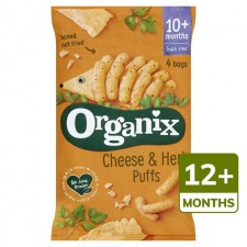 Organix 12 Month Goodies Organic Cheese and Herb Puffs 4x15g