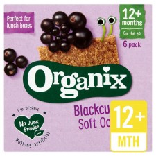 Organix 12 Month Goodies Organic Blackcurrant Cereal Bars 6 x 30g