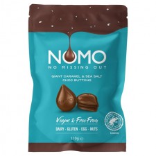 Nomo Sea Salt and Caramel Buttons Share Bag 110g
