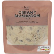 Marks and Spencer Creamy Mushroom Sauce 200g