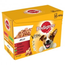 Pedigree Pouch Meat Selection in Jelly 12 x 100g